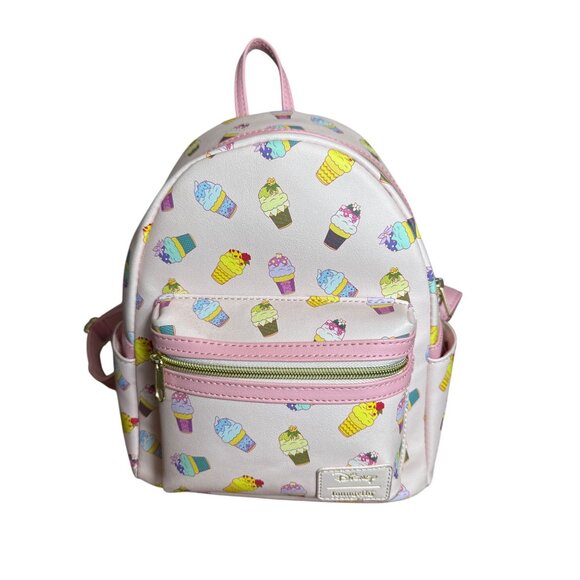 Disney Loungefly Princess Ice Cream Mini Backpack Pink - Picture 1 of 8